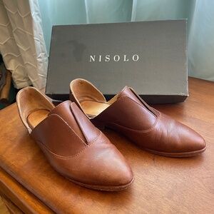 Nisolo Emma d’Orsay Oxford in Cognac